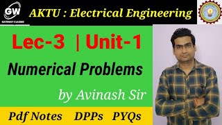 Lec3 I Numerical Problems on KVL I KVL I Supermesh I Unit1 I Electrical EnggI by Avinash Sir [upl. by Conroy219]