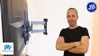 How to Wall Mount a TV  Step by Step with Mounting Dream [upl. by Enytsirk]