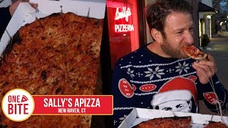 Barstool Pizza Review  Sallys Apizza New Haven CT [upl. by Nivrag286]