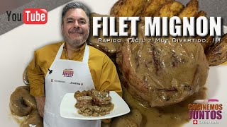 como hacer quotFILET MIGNONquot  facil [upl. by Anyak]