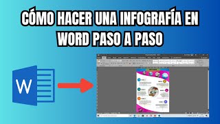 Cómo hacer una infografía en Word PASO A PASO [upl. by Tatman]