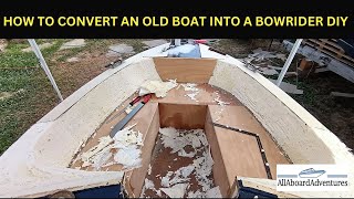 Boat conversion into Bowrider [upl. by Zetnauq]