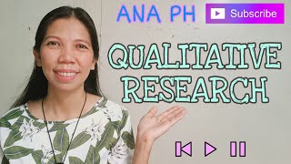 QUALITATIVE RESEARCH [upl. by Eirallam]