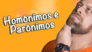 Homônimos e Parônimos Prof Noslen [upl. by Meehaf936]