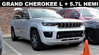 2021 Jeep Grand Cherokee L Overland 57 Hemi Does The New Grand Cherokee L Need A V8 [upl. by Hashim]