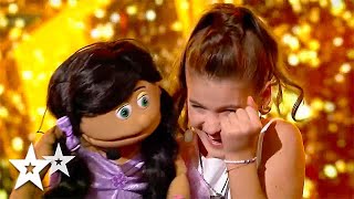 Young VENTRILOQUIST Gets GOLDEN BUZZER on Romanias Got Talent 2021  Got Talent Global [upl. by Cutlerr]