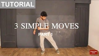 How to Dance  Basic Dance Steps for beginners  3 Simple Moves  Part 1 [upl. by Lleirbag]