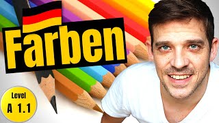 Learn all colors in German with examples and additional vocabulary [upl. by Siegler]