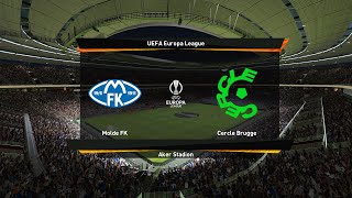 Molde – Cercle Brugge  UEFA Europa League 20242025  eFootball [upl. by Siravat]