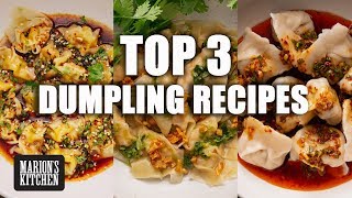 Top 3 Dumpling Recipes  Marions Kitchen [upl. by Alimaj476]