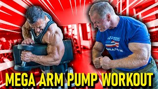 quotMEGAquot Arm Pump Workout Add Inches to Your Biceps amp Triceps [upl. by Habas]