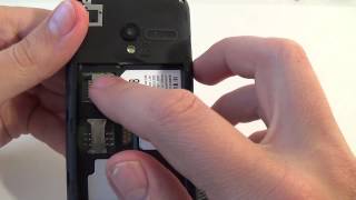 Alcatel One Touch Pixie 3 4013X  How to remove back cover and battery [upl. by Egiedan]