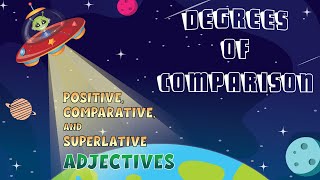 Degrees of Comparison  Positive Comparative and Superlative Adjectives [upl. by Kavita]