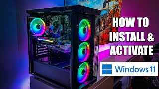 How To Install and Activate Windows 11 Pro on your NEW PC Cheapest Way to Buy a Windows 1011 Key [upl. by Anehsak]