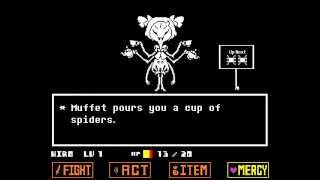 UndertaleSparing Muffet Pacifist Run [upl. by Hapte841]