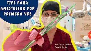 TIPS PARA CUANDO VAS A ANESTESIAR POR PRIMERA VEZ Odontología [upl. by Aielam]