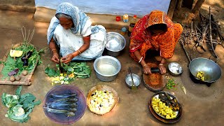 Traditional Village Food Cooking by our Granny  villfood vlog  Cooking Indian Recipes [upl. by Yarb]