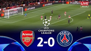 Arsenal vs PSG  Havertz Saka  202425 Champions League Full Match [upl. by Araiek545]