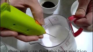 How To Make Latte Art with Mini Milk Frother [upl. by Lacsap440]