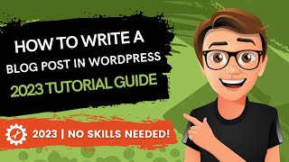 How To Write A Blog Post In Wordpress 2023 MADE EASY [upl. by Keily]