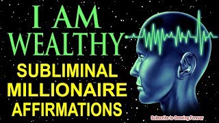 Powerful MILLIONAIRE Affirmations While You SLEEP Program Your Mind Power For WEALTH amp ABUNDANCE [upl. by Inalel]