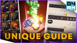 THE ULTIMATE UNIQUE FARMING GUIDE  Everything You Need To Know in Minecraft Dungeons [upl. by Amathiste157]