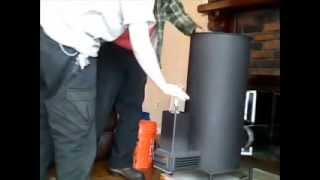 Liberator Prototype Rocket Heater Wood Stove [upl. by Ruscio]