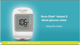 New Accu Chek Instant S  How to use video English [upl. by Gravante]