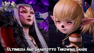 Dissidia Final Fantasy NT  Utimecia amp Shantotto Throwing Shade At Eachother Cutscene [upl. by Salsbury]