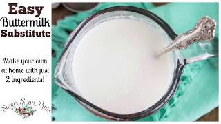 How to Make Buttermilk Substitute [upl. by Sivrup9]