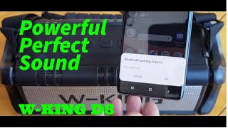 WKing 50w BlueTooth Speaker Review [upl. by Hsaka]