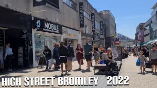 HIGH STREET Bromley 2022 Walking Through [upl. by Aitas638]