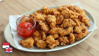 Ala KFC Resep POPCORN CHICKEN Dijamin Nagih [upl. by Frechette]