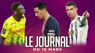 LE PSG SINCLINE DI MARIA ET MARQUINHOS CAMBRIOLÉS LE TRIPLÉ DE CR7 I LES INFOS FOOT DU JOUR [upl. by Cesya656]