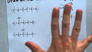 Draw the Isomers of hexane C6H14 [upl. by Aihsele]