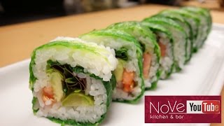 Vegan Roll With A Twist  How To Make Sushi Series [upl. by Mag717]