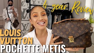 Louis Vuitton POCHETTE METIS in depth REVIEW  Tiana Peri [upl. by Ayanej]