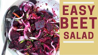 Easy Beet Salad  Brain amp Immune Boosting Recipe [upl. by Nevek]