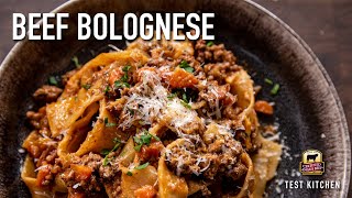 How to Make Classic Beef Bolognese  Ground Beef Recipe [upl. by Srevart374]