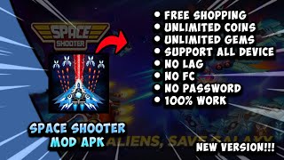 SPACE SHOOTER MOD APK  NO PW   NEW VERSION [upl. by Annuahsal354]