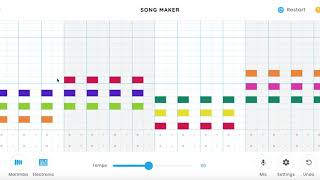 Chrome music lab Song Maker How to make song longer [upl. by Lirbij791]