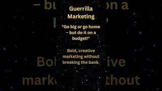 Guerrilla Marketing [upl. by Corny226]