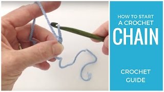 How to Start a Crochet Chain [upl. by Eiramave]