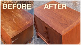 Thrift Store Rescue 8  Mid Century Furniture Restoration [upl. by Ennahoj]