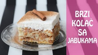 Bakin brzi kolač od jabuka [upl. by Alahc]