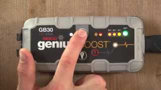 How To Jump Start A Car Battery  NOCO Genius Boost GB30 UltraSafe Lithium Jump Starter [upl. by Shirley]