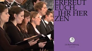 JS Bach  Cantata BWV 66 quotErfreut euch ihr Herzenquot J S Bach Foundation [upl. by Samira77]