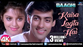 Kaisa Lagta Hai  4K Video  Salman Khan amp Nagma  Baaghi  90s Hindi Romantic Songs [upl. by Ecnerwaled]