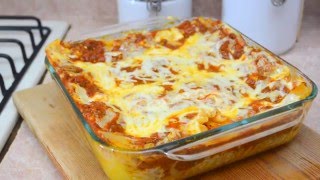 COMO HACER LASAGNA LASAÑA MUY FACIL  Recién Cocinados [upl. by Primrose]