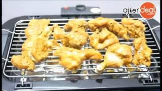 How to use BBQ grill maker  Electric BBQ grill machine [upl. by Lud590]